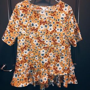Floral casual blouse